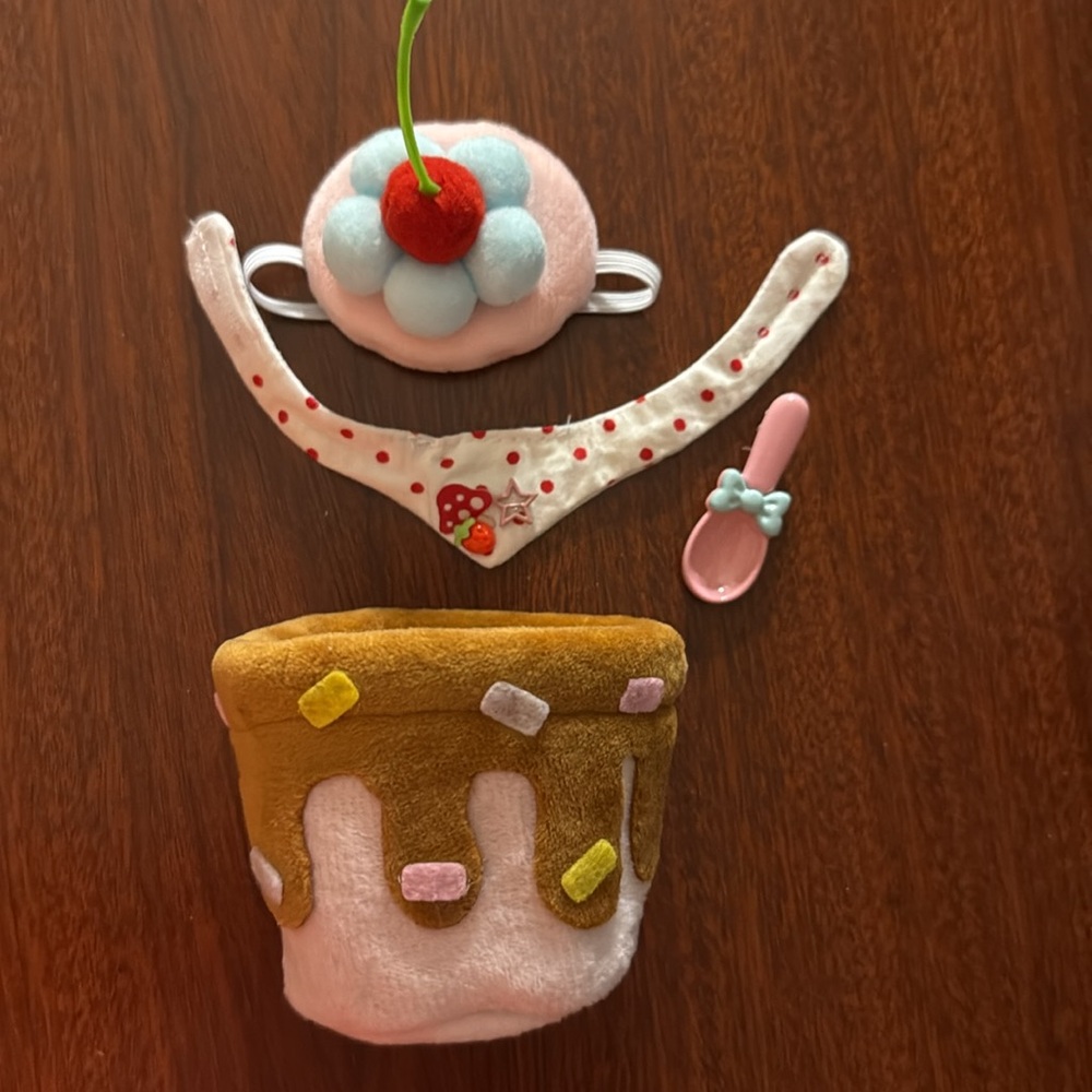 Ice Cream Sundae Set Fits Labubu Pink! LABUBU NOT INCLUDED!!